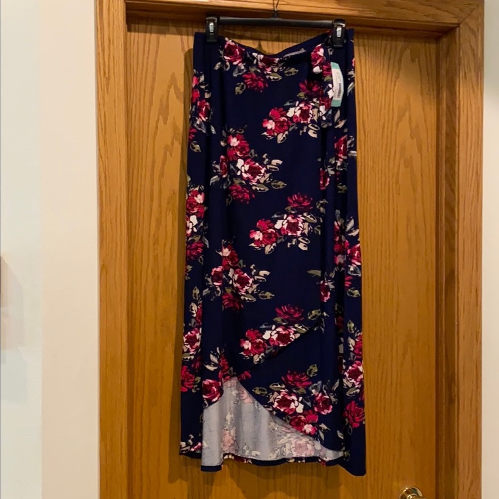 Loveappella faux wrap skirt